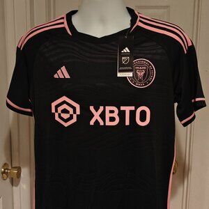 Inter Miami CF 2023/24 Away Jersey Adidas NWT Men's Sizes S - L MLS Black Soccer
